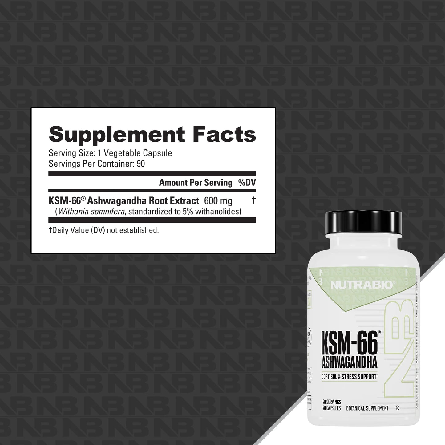 Ashwagandha KSM-66 by NutraBio