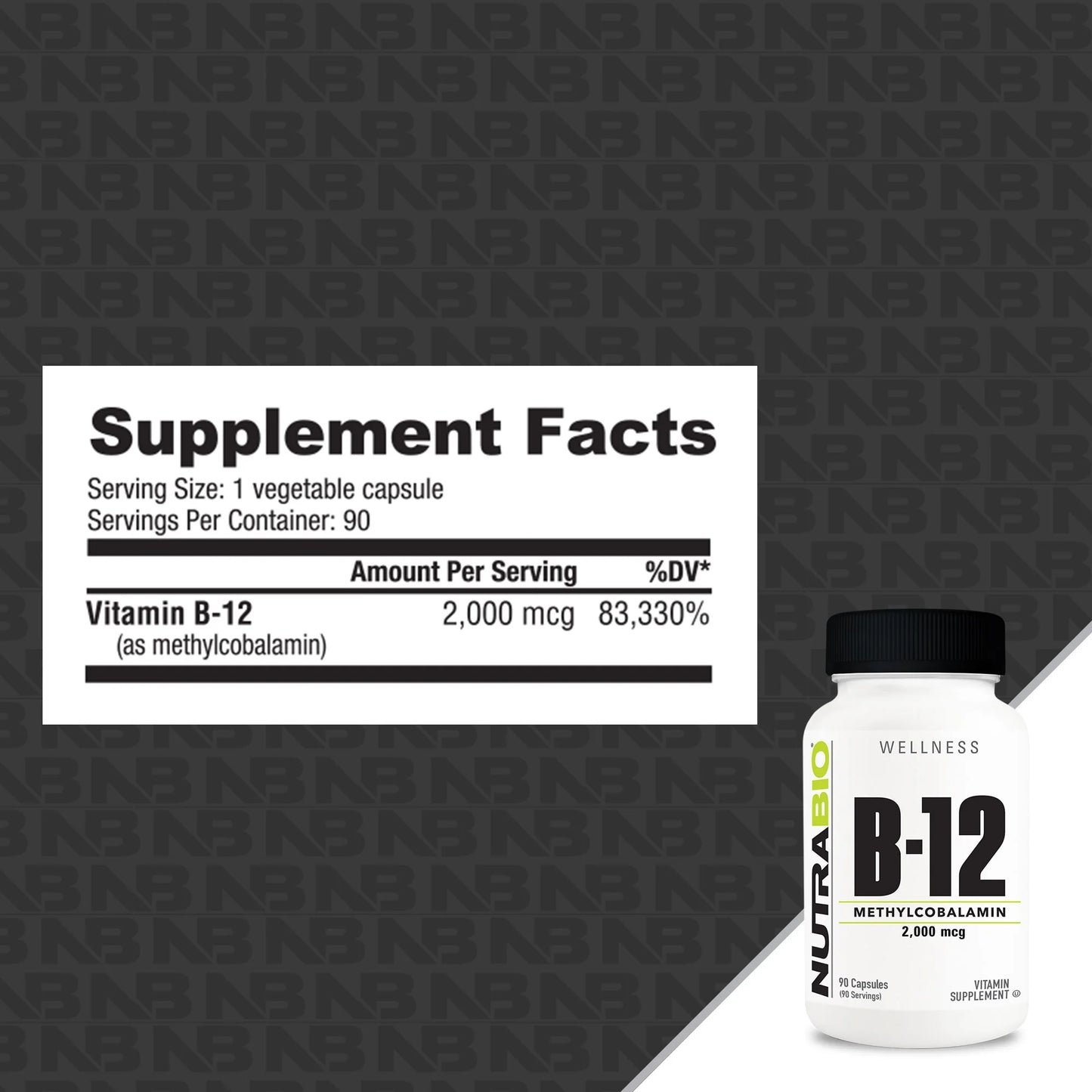 Methyl B-12 Vitamin by Nutrabio