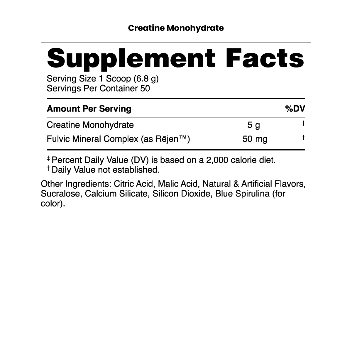 Creatine Monohydrate by Bucked Up