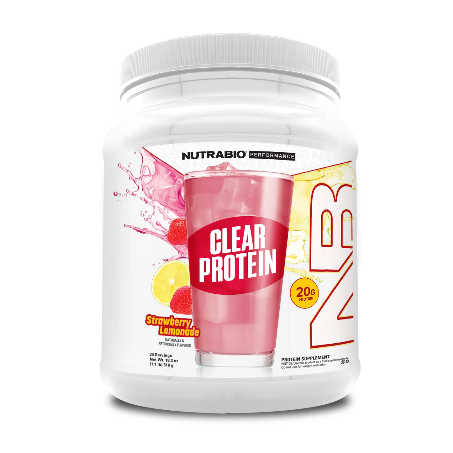 Clear Whey Protein Isolate by Nutrabio