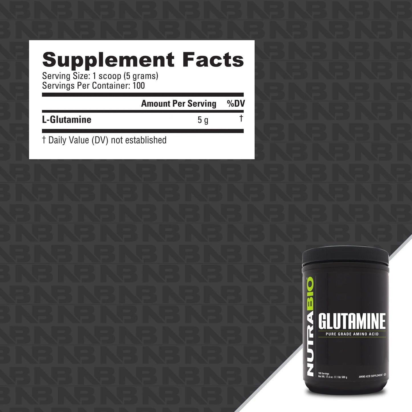 Glutamine by Nutrabio
