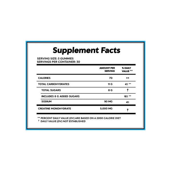 Creatine Gummi Gains by Hypd Supps