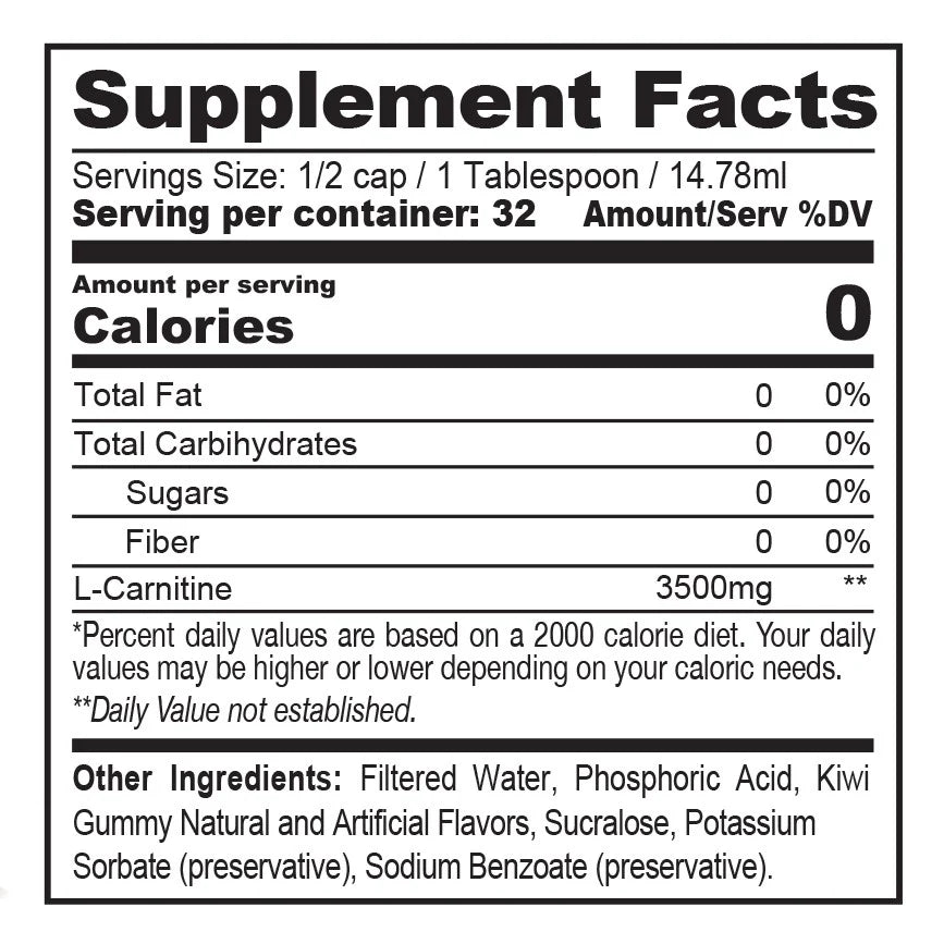 L-Carnitine 3500 by Metabolic Nutrition