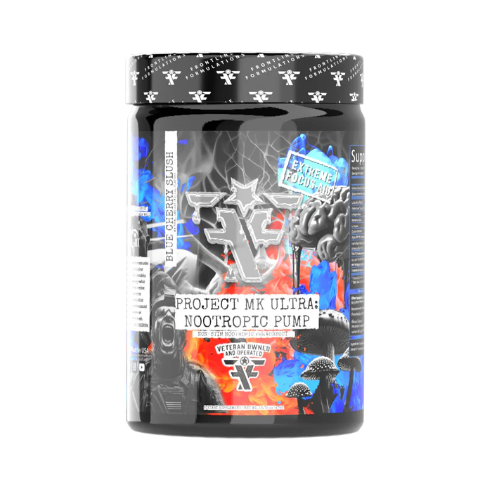 Non-stimulant pre-workout MK Ultra by Frontline Formulations