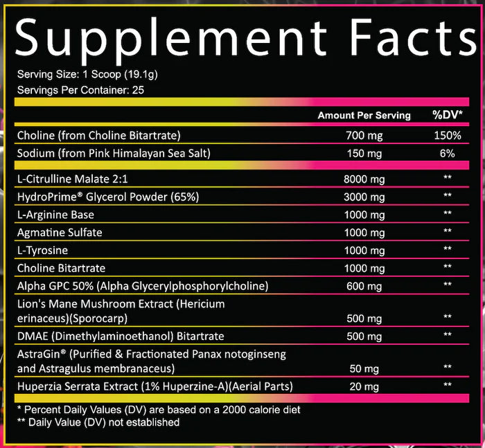 Non-stimulant pre-workout MK Ultra by Frontline Formulations