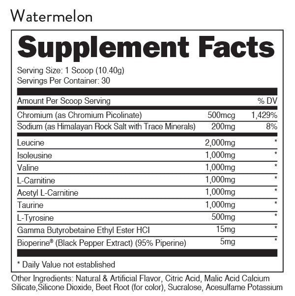 Racked BCAA by Bucked Up