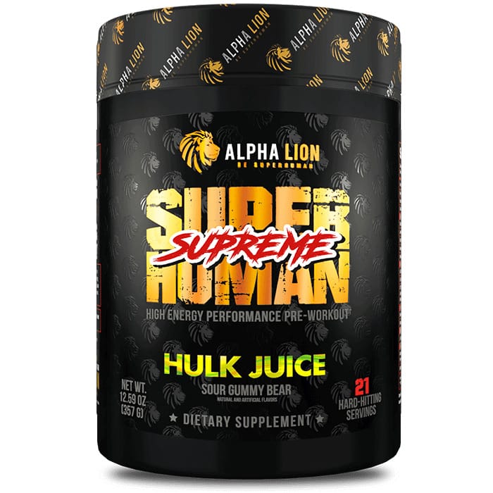 SuperHuman Supreme Pre-Workout by Alpha Lion