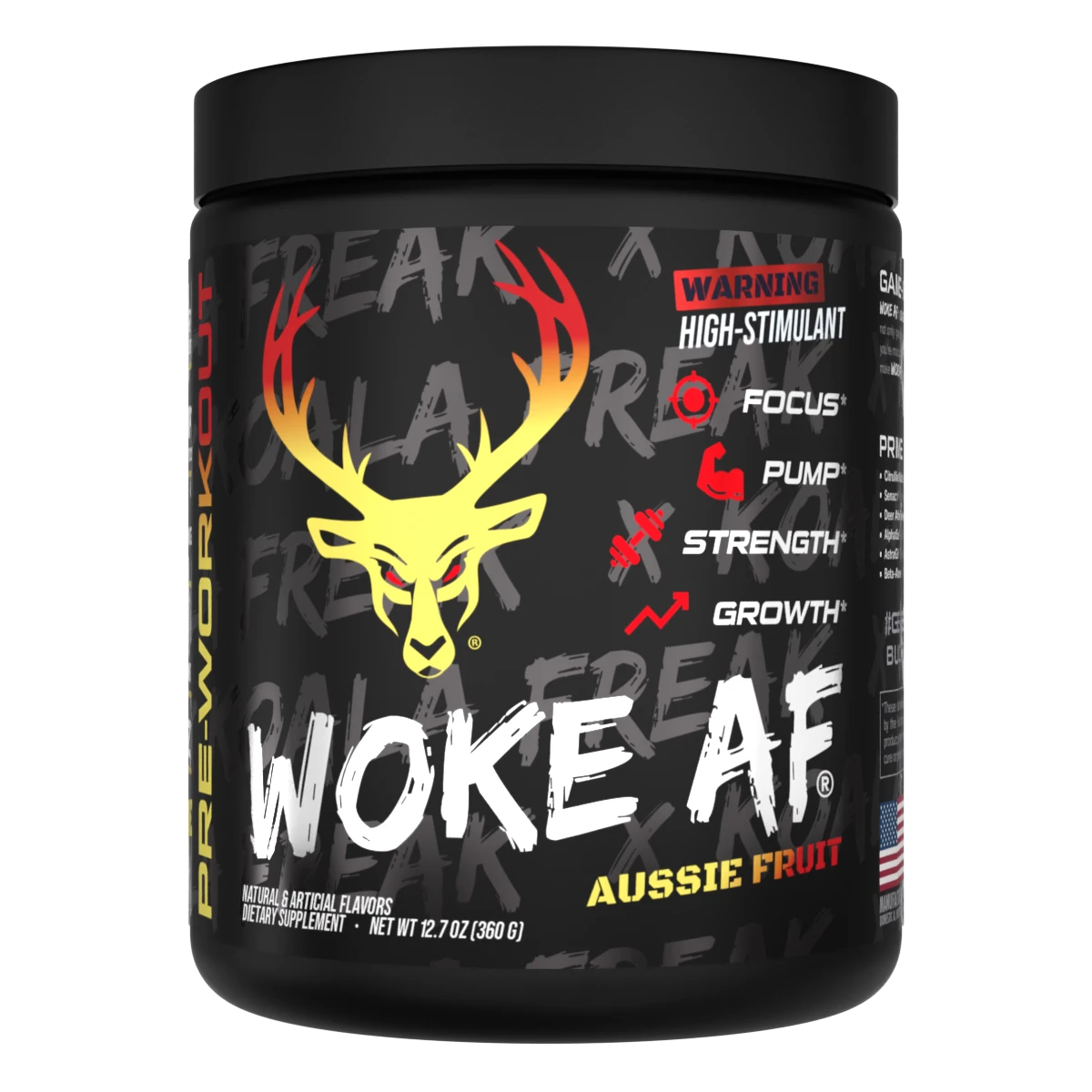 Woke AF Pre-Workout by Bucked Up (DAS)