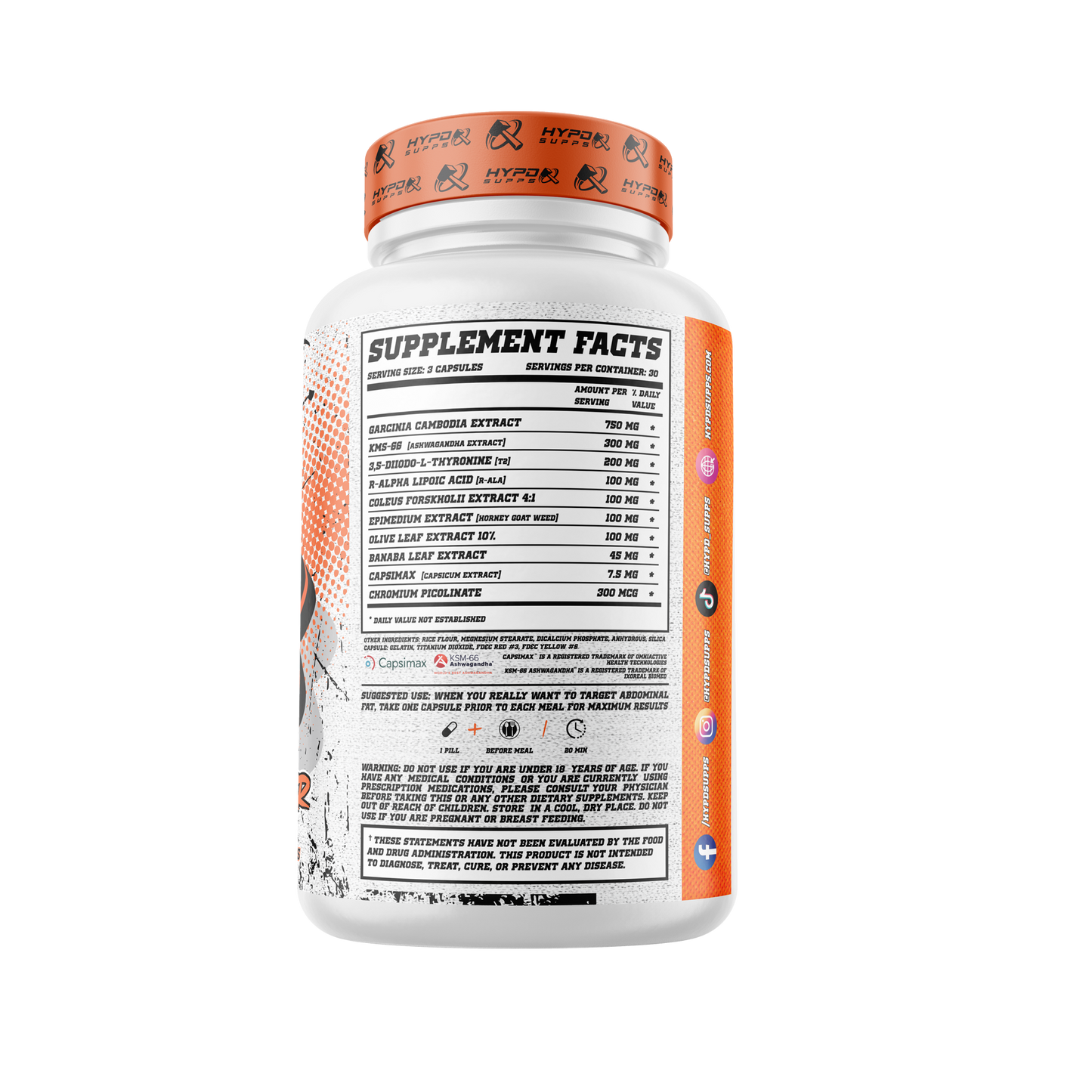 ABS- Non Stim Weight Loss by Hypd Supps
