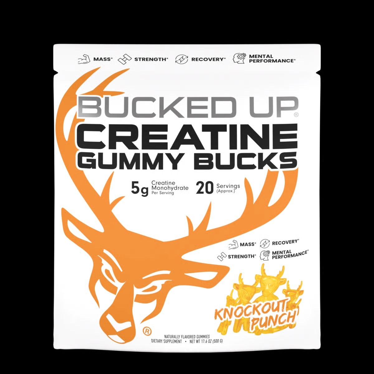 Creatine Gummy Bucks by Bucked Up