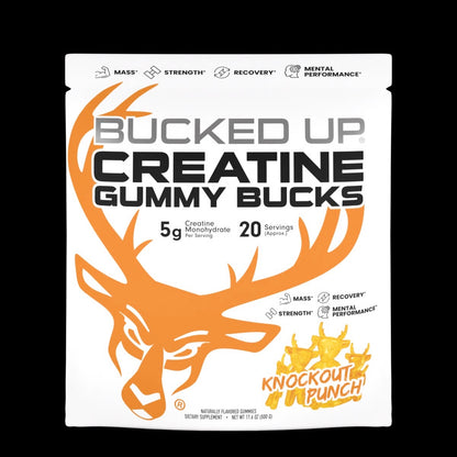 Creatine Gummy Bucks by Bucked Up
