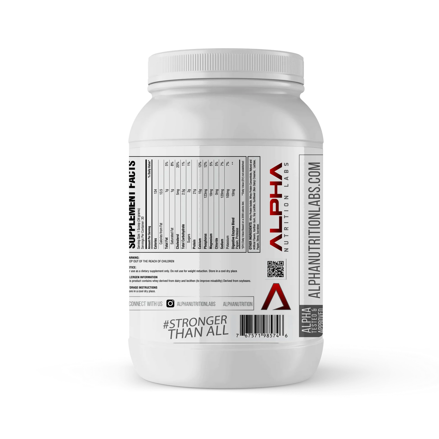 Whey Isolate Protein by Alpha Nutrition Labs