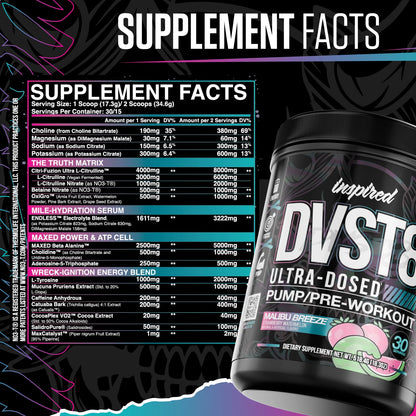 DVST8 Pre Workout by Inspired Nutra