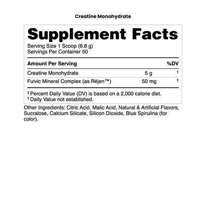 Creatine Monohydrate by Bucked Up