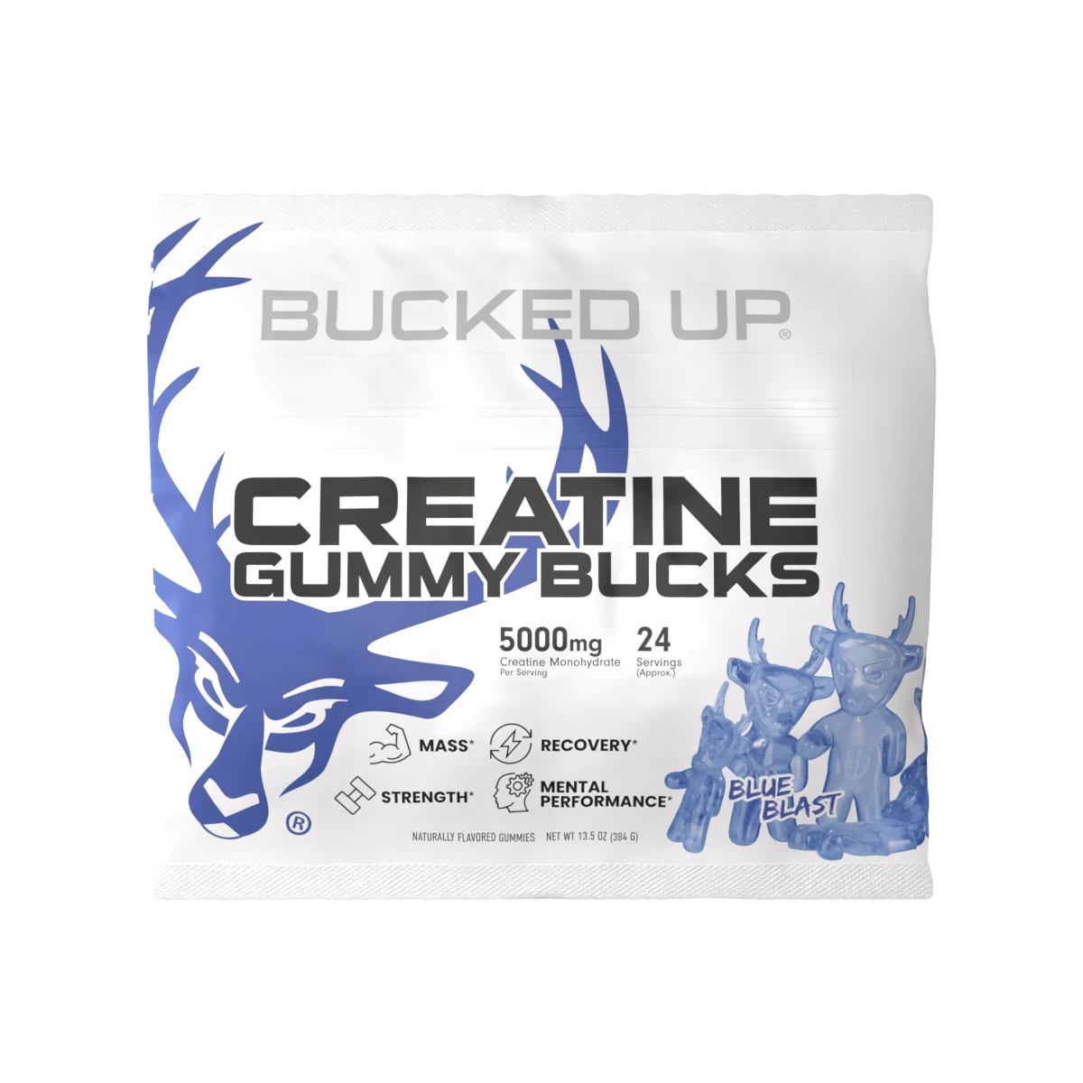 Creatine Gummy Bucks by Bucked Up