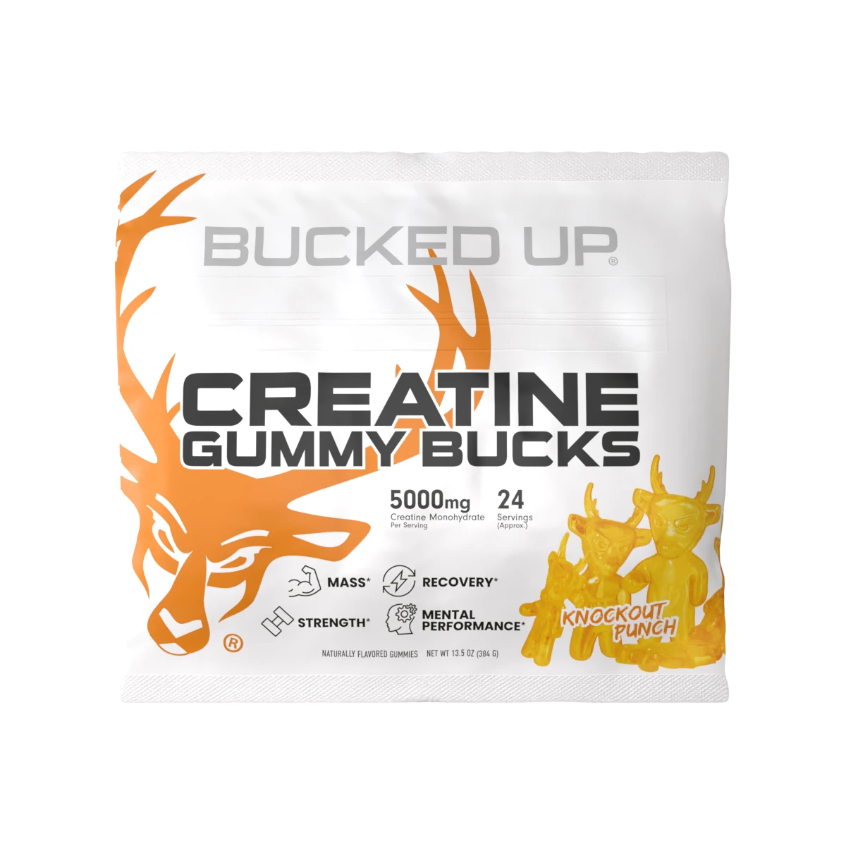 Creatine Gummy Bucks by Bucked Up