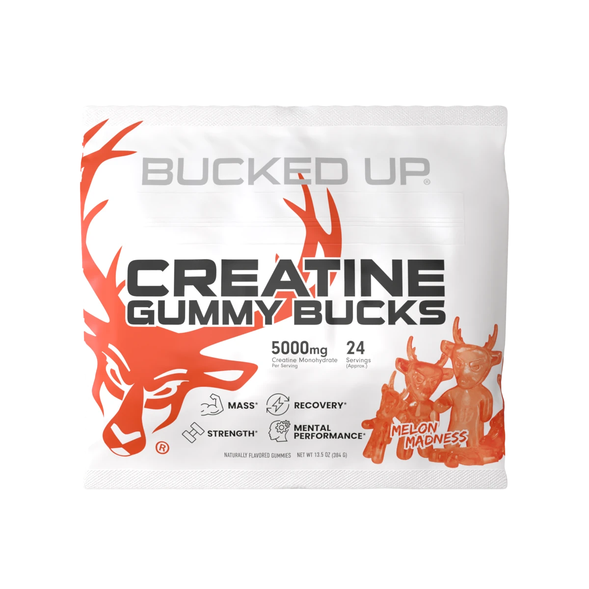 Creatine Gummy Bucks by Bucked Up