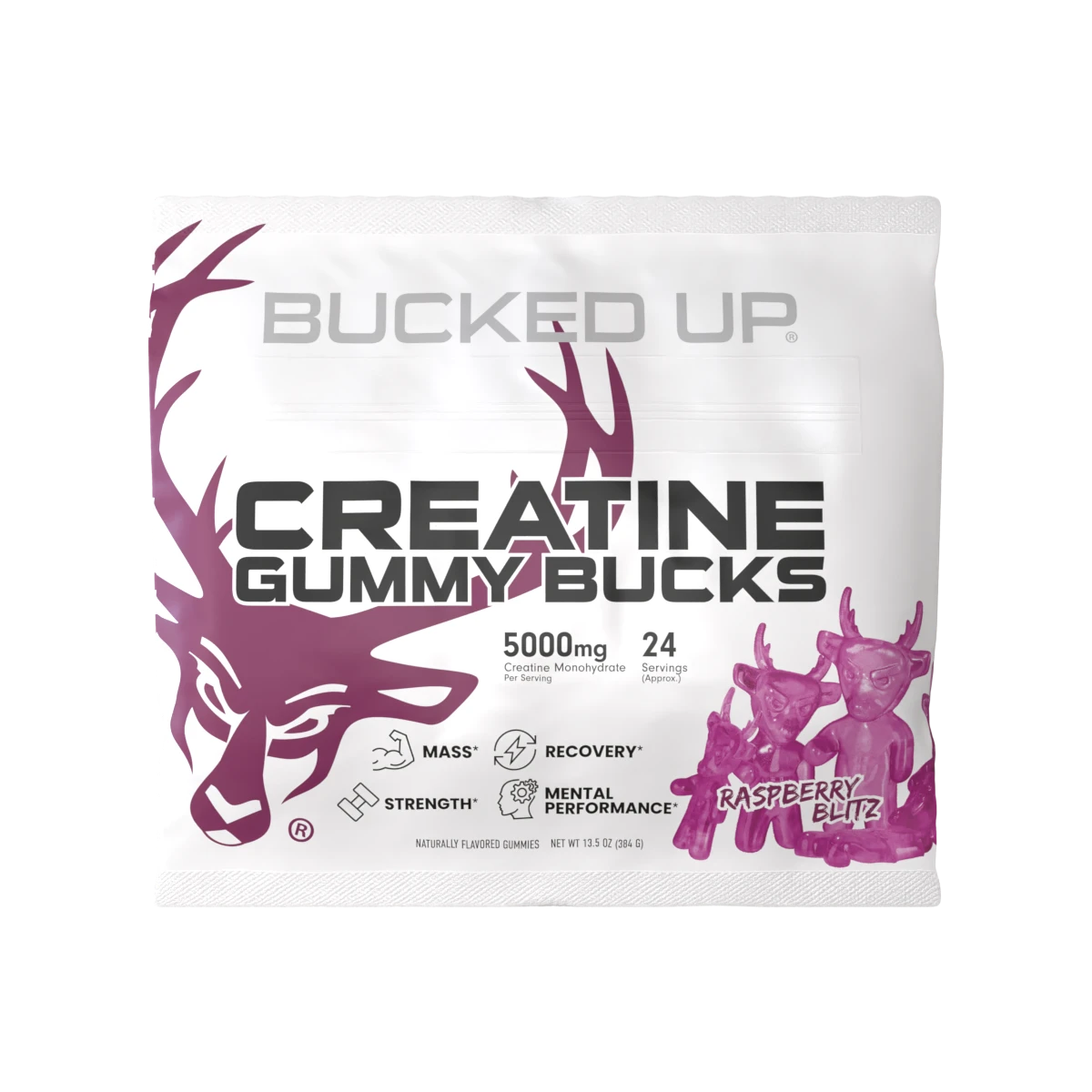 Creatine Gummy Bucks by Bucked Up