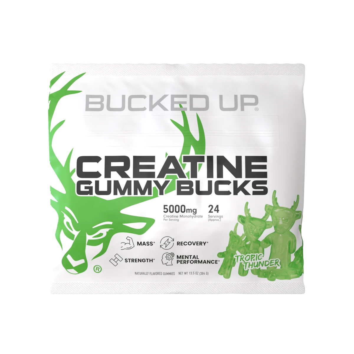 Creatine Gummy Bucks by Bucked Up