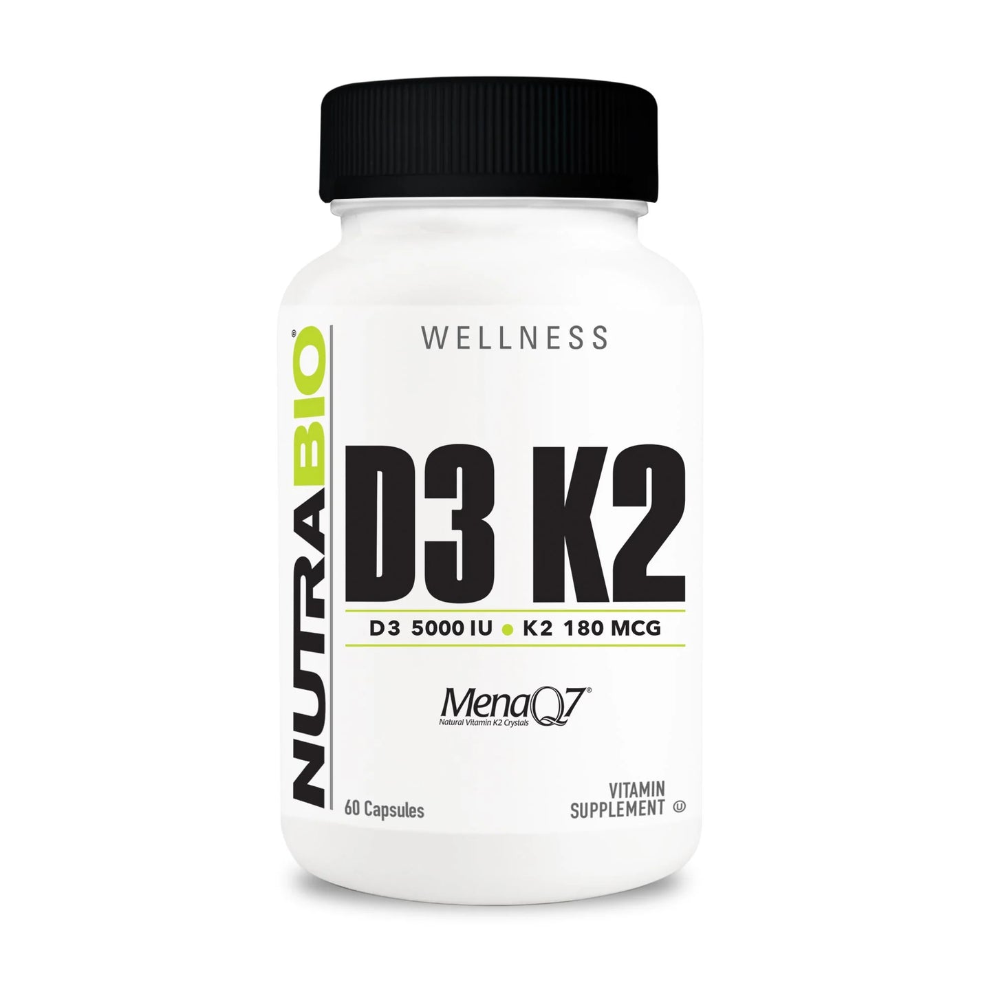 Vitamin D3 K2 by Nutrabio