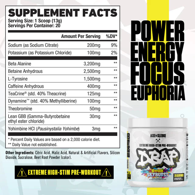 DBAP Pre-Workout by Axe & Sledge