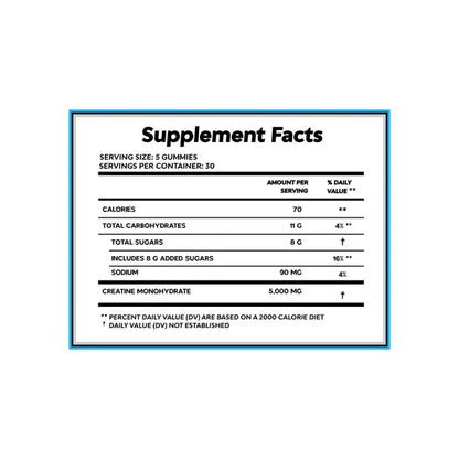 Creatine Gummi Gains by Hypd Supps