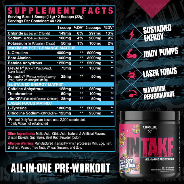 Intake Pre-Workout by Axe & Sledge