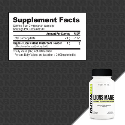 Lions Mane by NutraBio
