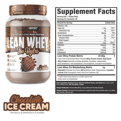 Lean Whey Iso Hydro Protein by MuscleSport