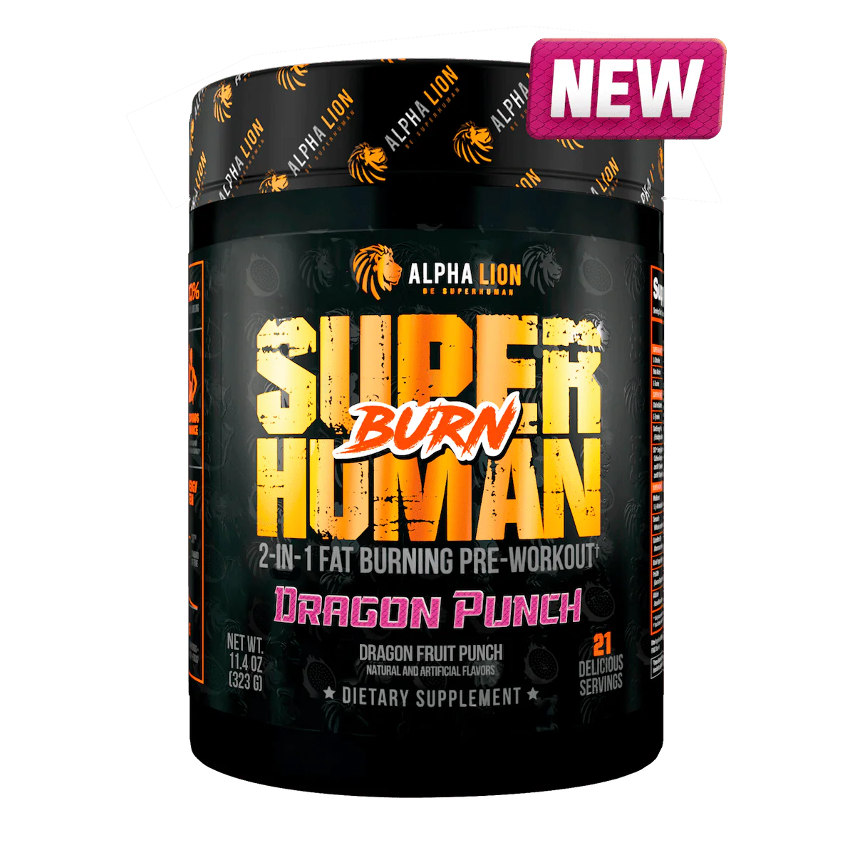 SuperHuman Burn Pre-Workout by Alpha Lion
